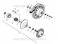 EMBRAYAGE DE TRANSMISSION ASSEMBLY  2X4 400L W957540 (4930093009B011)
