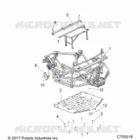 CHASSIS, MAIN FRAME AND SKID PLATES