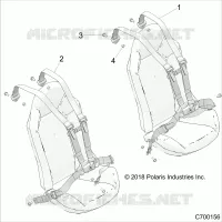 SIEGE BELT MOUNTING
