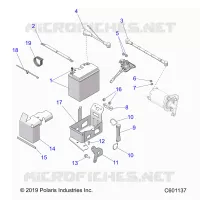 ELECTRICITE, BATTERY BOX  ASM.