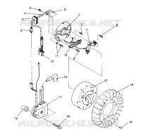 STATOR ASSEMBLY LITE GT / 0933133 (4923232323036A)