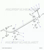 SUSPENSION, BARRE STABILISATRICE, REAR