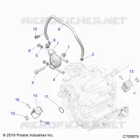 SYSTÃˆME DE TRANSMISSION, MAIN GEARCASE MOUNTING