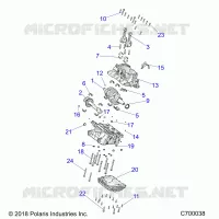 CARTERS MOTEUR AND CRANKSHAFT