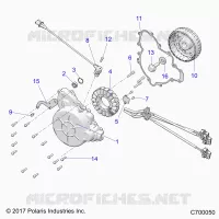 ENGINE, STATOR AND FLYROUE