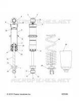 SUSPENSION, AMORTISSEUR AVANT TRACK (7044404)