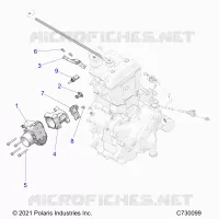 ENGINE, CORPS DE PAPILON AND FUEL RAIL