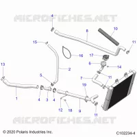 ENGINE, SYSTÃˆME DE REFROIDISSEMENT, HOSES