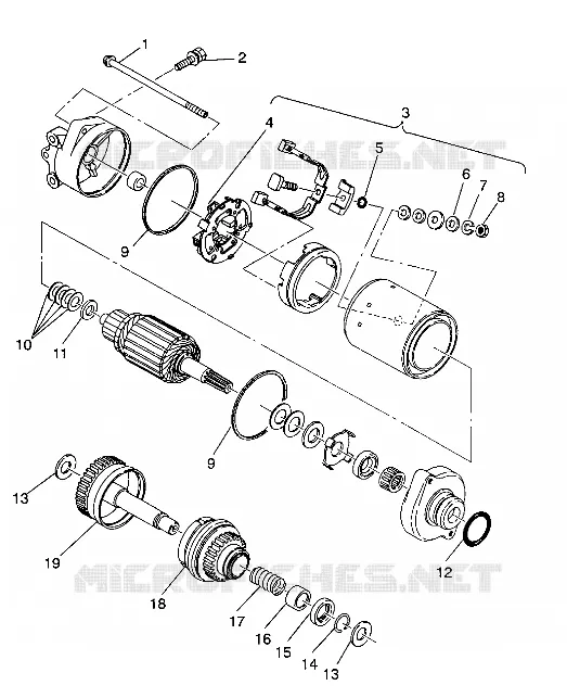 DEMARREUR SL 750 / B934070 (4924752475029A)