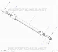 SYSTÃˆME DE TRANSMISSION, FRONT PROP SHAFT