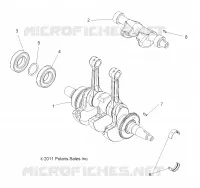 MOTEUR, VILEBREQUIN AND BALANCE SHAFT