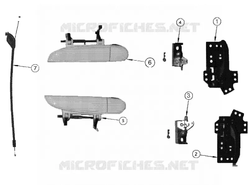 SEDAN SERVICE PARTS (VIN 048995-PREVIOUS)