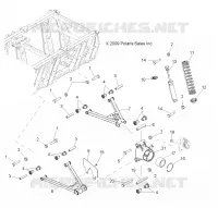 SUSPENSION, TRIANGLES SUSPENSIONS ET AMORTISSEURS AND TRANSMISSION ARRIERE