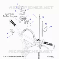 MOTEUR, THROTTLE CONTROL ASM.