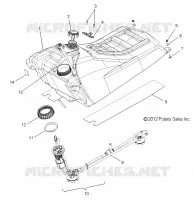 SYSTÈME D'ALIMENTATION, CARBURANT TANK ASM.