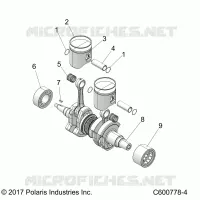 ENGINE, PISTON ET VILEBREQUIN