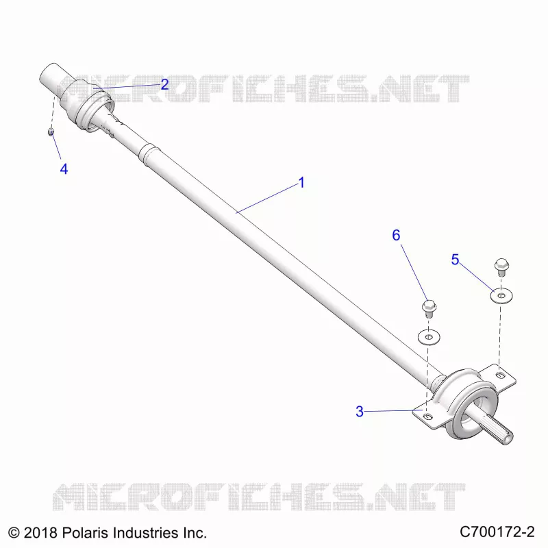 SYSTÃˆME DE TRANSMISSION, REAR PROP SHAFT