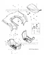 HABITACLE ARRIERE, SIEGE AND FOOTWELLS
