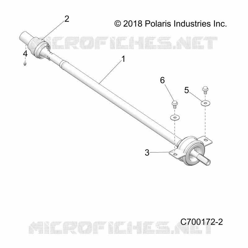 SYSTEME DE TRANSMISSION, REAR PROP SHAFT