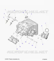 ENGINE, INTAKE MANIFOLD, CORPS DE PAPILON, FUEL RAIL
