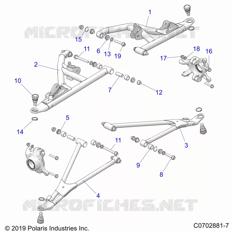 SUSPENSION AVANT CONTROL ARMS