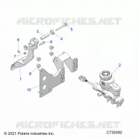 BRAKES, PEDAL AND MAITRE CYLINDRE