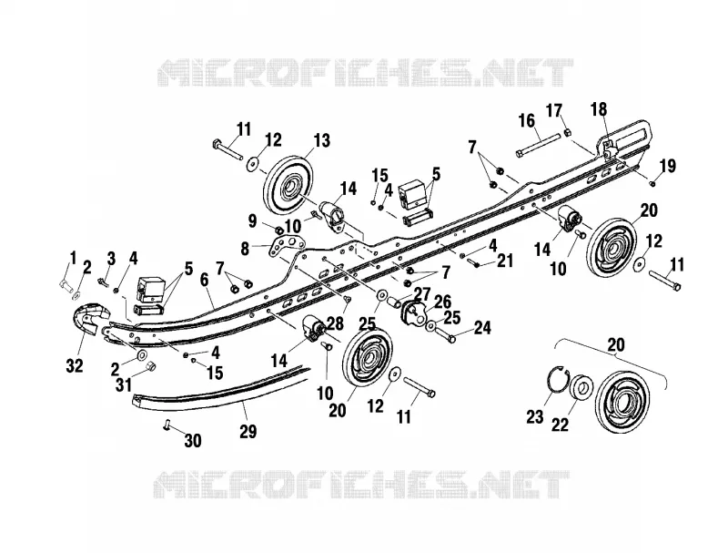 FIXATION RAIL (SUSPENSION)