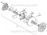 EMBRAYAGE DE TRANSMISSION 500 RMK 0982964 AND EUROPEAN 500 RMK E982964 (4942634263C001)