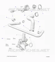 MOTEUR, WATERPUMP AND BYPASS
