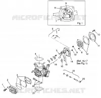 CARBURATEUR (SL 700) SL 700 B974071 AND INTL. SL 700 I974071 (4940874087C008)