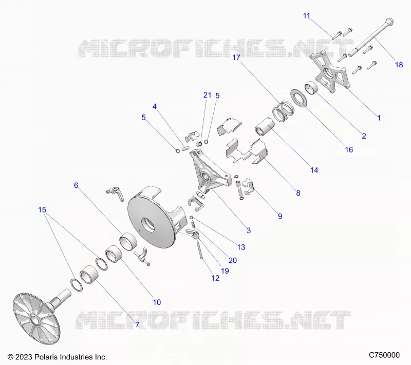 SYSTÃˆME DE TRANSMISSION, PRIMARY CLUTCH