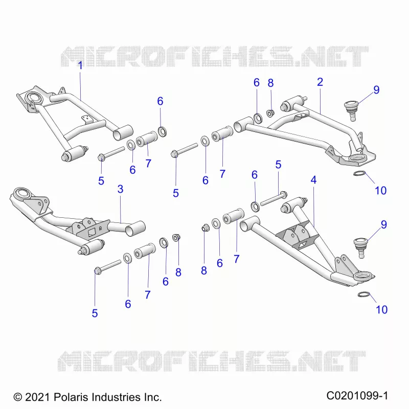 SUSPENSION AVANT CONTROL ARMS