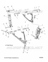 SUSPENSION, CONTROL ARMS, AMORTISSEUR MNTG, AND SPINDLE