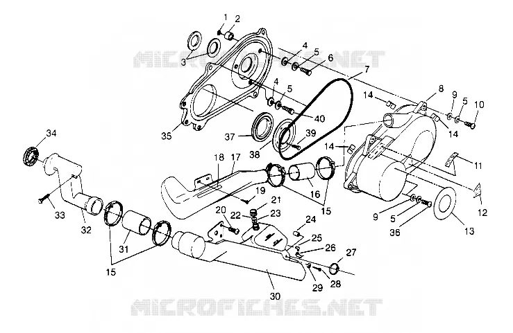 COUVERCLE D'EMBRAYAGE ASSEMBLY 6x6 400L W948740 (4926802680C006)