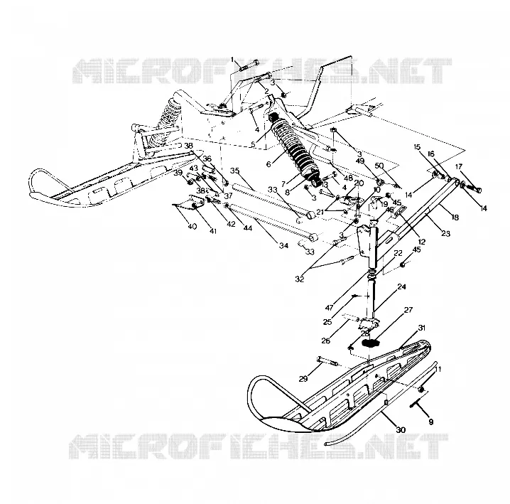 SUSPENSION AVANT   SKI 400 (4919241924007A)