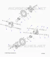 SUSPENSION, PORTE BAGAGES ARRIERE