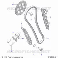 CHAINE DE DISTRIBUTION AND TENSIONER