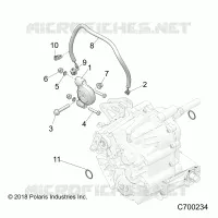 DRIVE TRAIN, MAIN SUPPORT PONT
