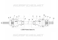 DRIVE TRAIN, TRANSMISSION AVANT SHAFT