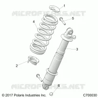 SUSPENSION ARRIERE SHOCK MOUNTING