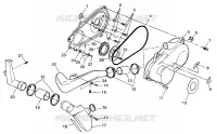 COUVERCLE D'EMBRAYAGE XPLORER 300 W98CC28C (4945264526C005)