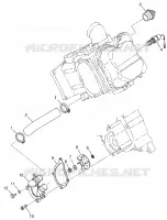 POMPE A EAU Magnum 4X4 W97AC42A, Swedish Magnum 4X4 S97AC42E and Norwegian M (4940834083D002)