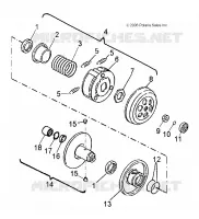 SYSTÈME DE TRANSMISSION, SECONDARY CLUTCH