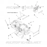 DRIVE TRAIN, MAIN SUPPORT PONT