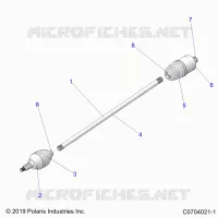 DRIVE TRAIN, HALF ARBRE DE TRANSMISSION ARRIERE