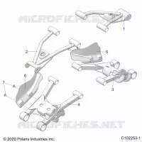 SUSPENSION ARRIERE CONTROL ARMS