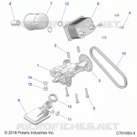 POMPE A HUILE AND OIL COOLER