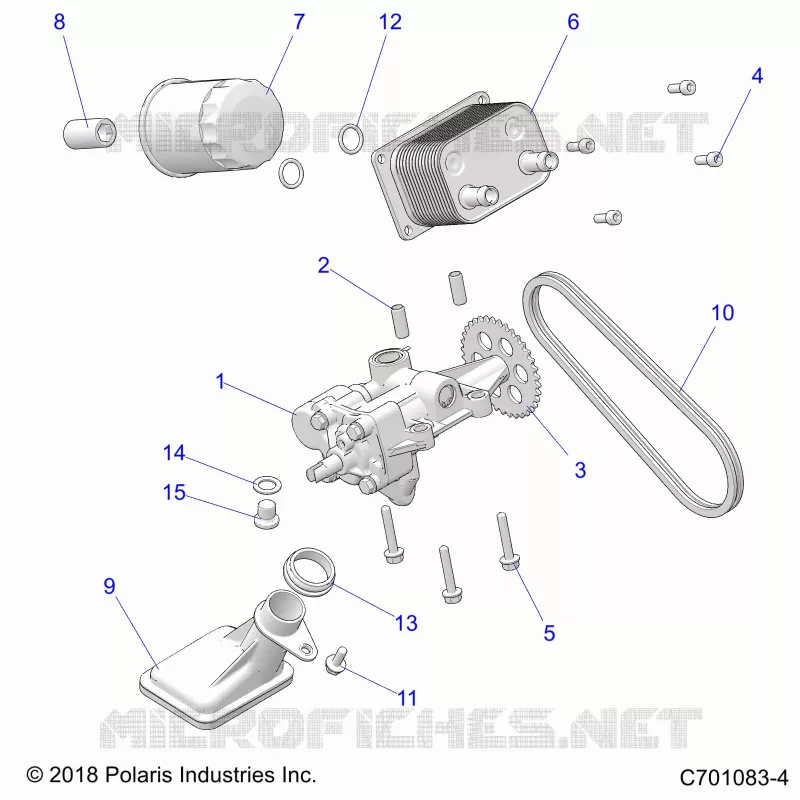 POMPE A HUILE AND OIL COOLER