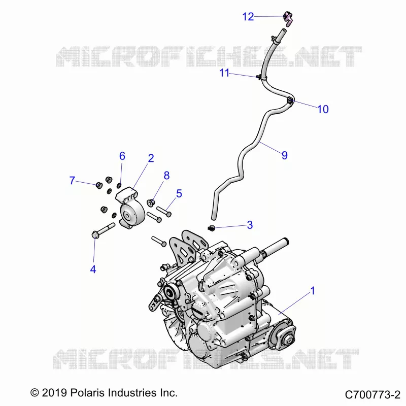 DRIVE TRAIN, MAIN SUPPORT PONT