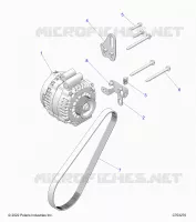 ENGINE, ALTERNATEUR